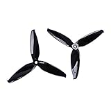2 Paare Erhöhung 5552 5.5x5.2 PC 3-Blade Propeller 5mm Montageloch für RC FPV Racing Drohne