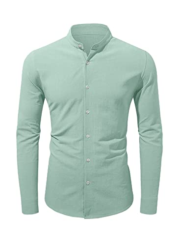 Herrenhemd Langarm Baumwolle - Business Freizeithemd Regular Fit