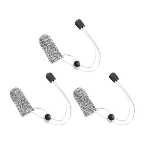 Aosekaa 3Pcs Single Finger Gloves Stalls Sleeves Versatile Adults Comfortable Gears Portable Fishing Finger Protectors Guards