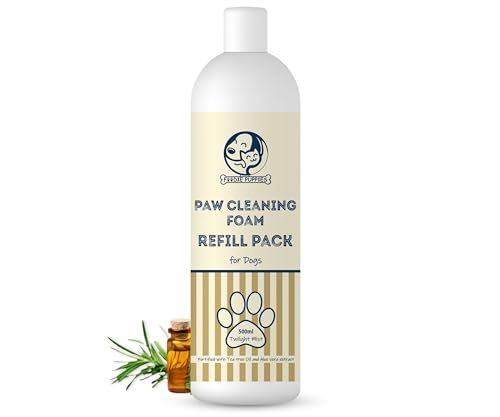 Image of Foodie Puppies Dog Paw Cleaning Foam with Mist Fragrance - (500ml Refill) for All Dog Breeds | Aloe Vera Extract | Gently Nourishes and Soothes Paws Effectively Removing Dirt, Mud & Grime