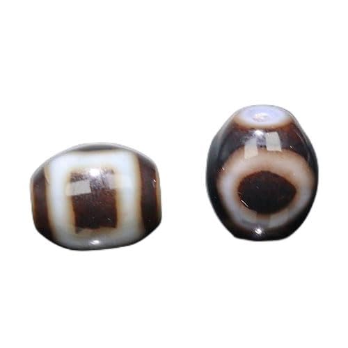 Amazon | 【 天珠】約14x12mm 天地天珠 守り 開運 風水 【ランダム発送