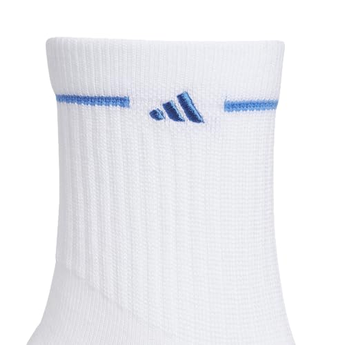 Image of adidas Cushioned Sport High Quarter Socks 3-Pairs Durable & Comfortable