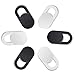 LLMZ Cache Webcam 6 pcs Cache Camera Ordinateur Portable Autocollant Couverture de Caméra Smart Phone Tablets Camera Blocker protéger Votre Vie privée et sécurité