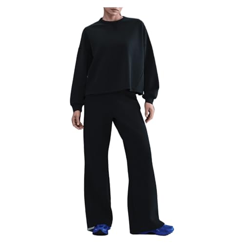 Nike W NK 24.7 DF Flare PNT SFT KNT pantalon de survêtement femme noir