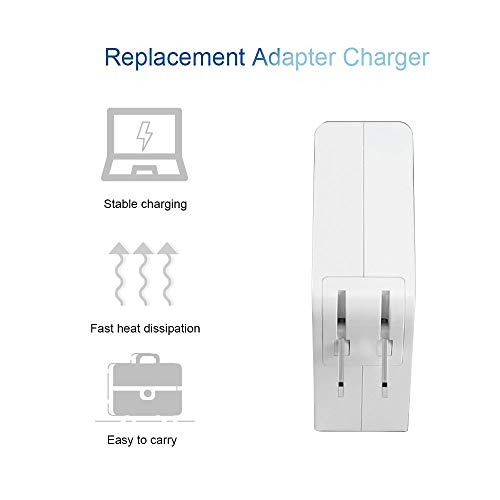 Jes Charger Replacement 60W L-Tip Power Adapter Charger for MacBook Pro 13-Inch Before Mid 2012