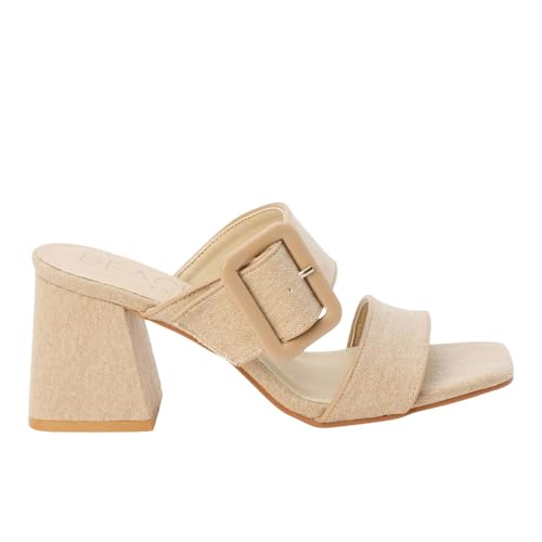 Image of BEACH by Matisse Womens Lucy Block Casual Sandals Casual High Heel 3 inch & Up