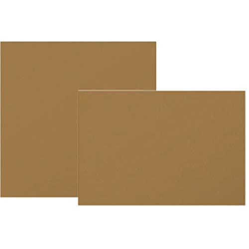 Clairefontaine 29016C Kraft Paper Pack of 25 Plain Cards C6 (11x15,5cm) 210gsm Kraft Colour Invitation Events and Correspondence Pollen Range Premium Smooth - Image 3