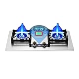 ガスコンロ、キャンピングカー用コンロ、定格出力5.2KW、ステンレススチール製75cmコンパクトガスコンロ、学生寮バルコニー用(PG)