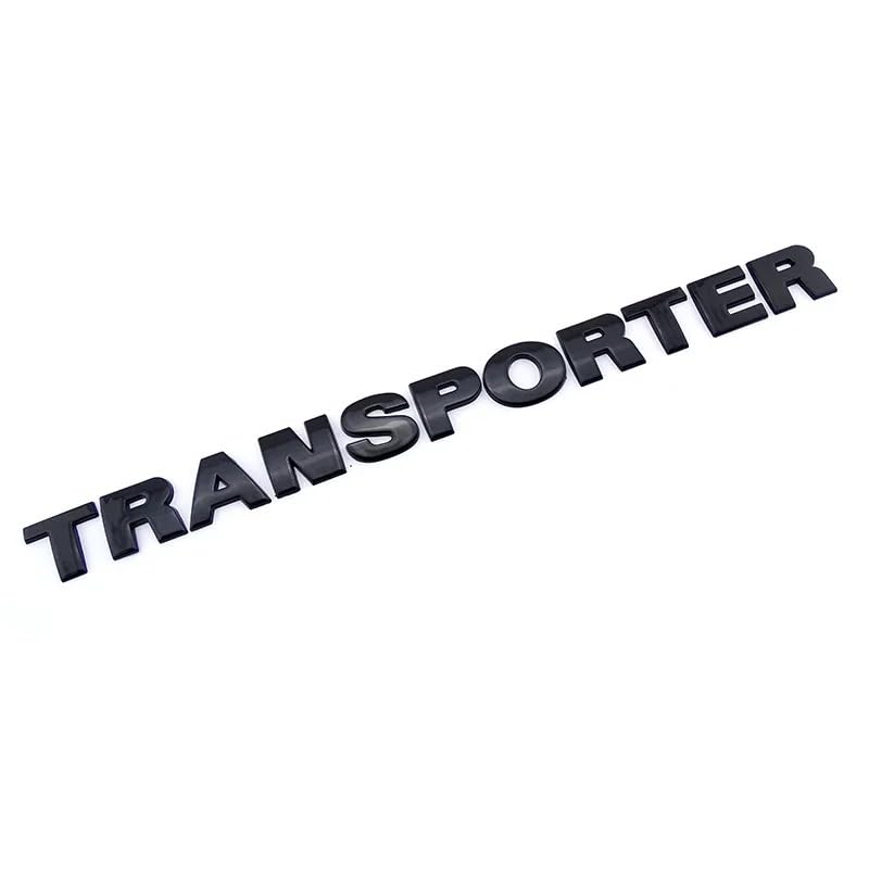 emblème Logo Transporter T5 T6 (Noir)