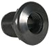 JT Manufacturing Bulkhead 1-1/2" Thread x Slip, Black