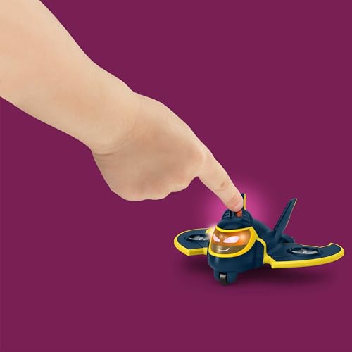 Fisher-Price Coffret 2 Véhicules Lumineux Batwheels DC, Flamme Et Batplane, Échelle 1/55, 3 Piles Ag13/Lr44 Incluses, Jouet Enfant, A Partir De 3 Ans, HML26