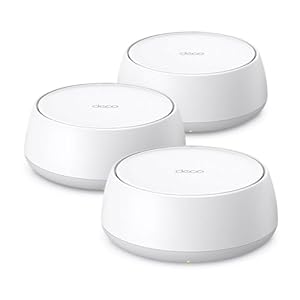 TP-Link Deco BE3600 Wi-Fi 7 Mesh-WLAN (3er Pack), 3,  Gbps WLAN Dual-Band Router und Repeater, 2 × Gigabit-Port pro Einheit, MLO, WPA3, VPN, Kindersicherung, empfohlen für Häuser mit 4-5 Schlafzimmern