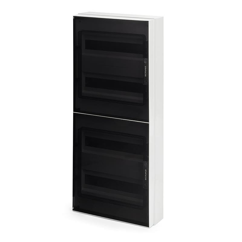 Cuadro de Distribucion de Pared IP66 IK09 72 DIN Termoplastico Gris Scame IKONA 679.4072