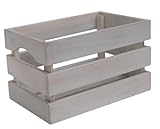 TrendLine Holzbox weiß lasiert 33 x 23,5 x 20 cm (L x B ) Boxen
