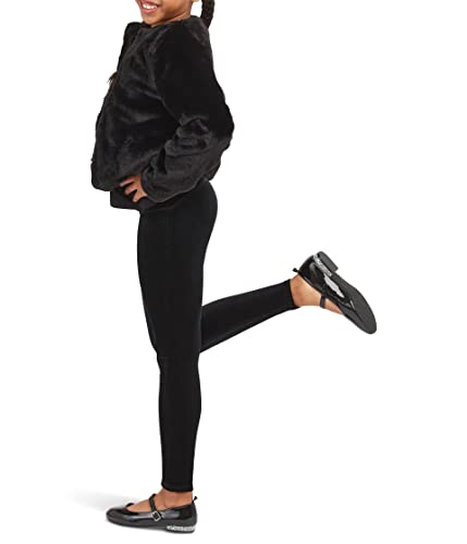 Spanx Girl's Girls Velvet Leggings (Little Kids/Big Kids) Black (Velvet) Xl (14-16 Big Kid) #TOP3