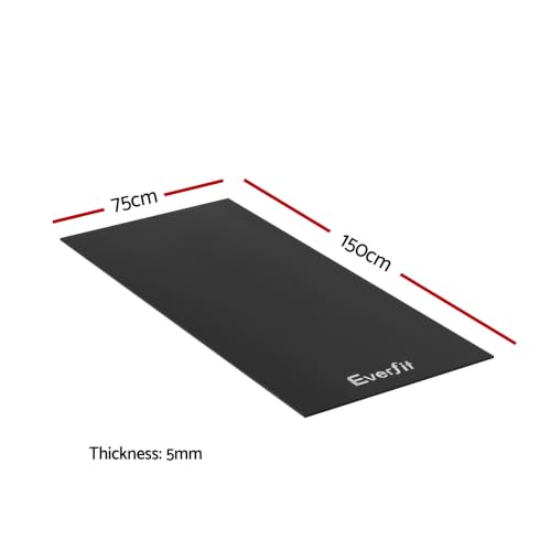 Mat dimensions 150cm x 75cm, 5mm thickness