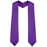 UnslQonds Purple Graduation Stole Class of 2025, Custom Stoles for Graduation 2025 Grad Stole Black Graduation Sash 2025 First Generation Graduation Stole Accessories Sublimation Decorations