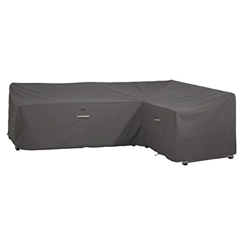 Classic Accessories Ravenna Water-Resistant 104 Inch Patio Right Facing Sectional Lounge Set Cover