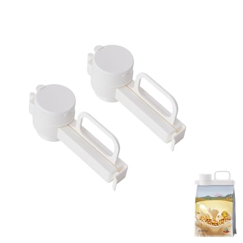 Eruceky 2 clip para bolsas con boquilla, clips de cierre con escurridor, clips de cierre con sacudida, reutilizables para alimentos,dispensador de aperitivos para embalaje, dulces