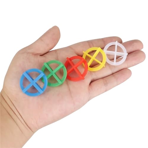 Tile Spacers 500/1000PCS Double Size Tile Spacers Clips Wedge Ceramic Leveling System For Floor Wall Tile Gap Leveling System Construction Tools(500Pcs,1mm)