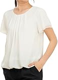 [アッドルージュ] ブラウス レディース 半袖 スーツ インナー トップス シフォン 大きいサイズ きれいめ オフィス カジュアル フォーマル 【b1146-135494】 オフホワイト 4Lサイズ