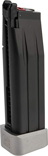 Evike EMG SAI 30 Round Magazine for SAI 2011 Gas Airsoft Pistol (Color: Silver/Green Gas)