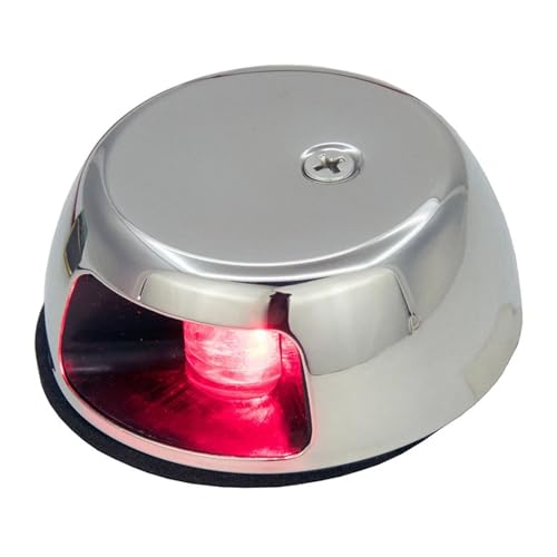 Luces de navegación marina LED con acabados de acero inoxidable para cubiertas horizontales 3