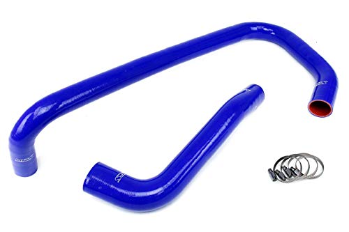 HPS Blue Reinforced Silicone Radiator Coolant Hose Kit Compatible for 2009-2020 Ram 1500 2010-2018 Ram 1500 2011-2018 Ram 3500 5.7L V8 without oil coolers, 57-1818-BLUE -  HPS Performance Products