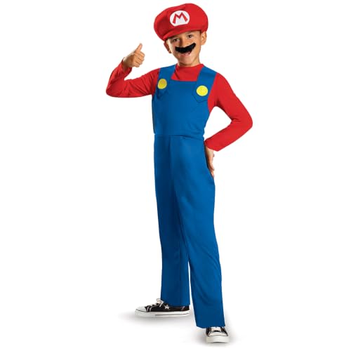Disguise Nintendo Super Mario Costume, Officially Licensed Super Mario Brothers Boys Costume