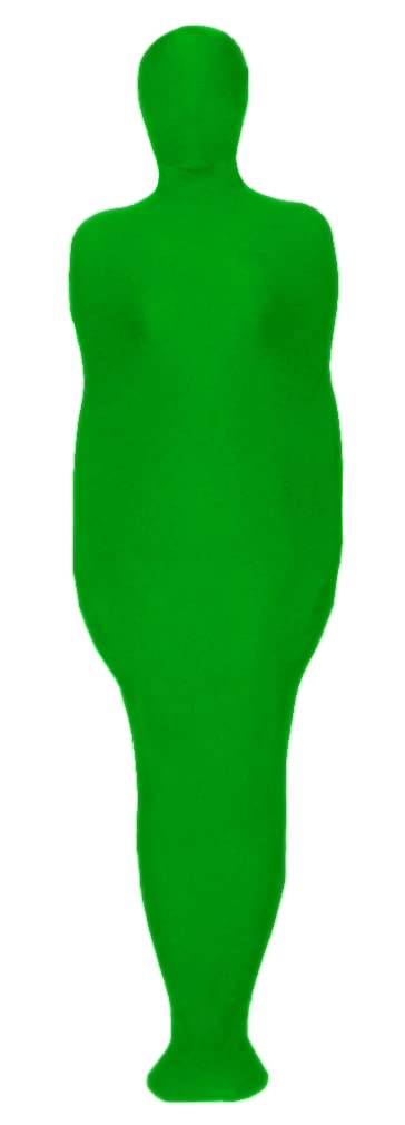 Aniler Chromakey Bodysuit - Invisible Effects Background Chroma Keying Body Suit for Green Screen Photography & Video (Medium, Mummy Green)