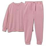 [TENTIAL] BAKUNE スウェット 上下セット ウィメンズ 一般医療機器 疲労回復 抗菌機能 血行促進 バクネ リカバリーウェア 疲労回復パジャマ ルームウェア 部屋着 健康 ピンク M