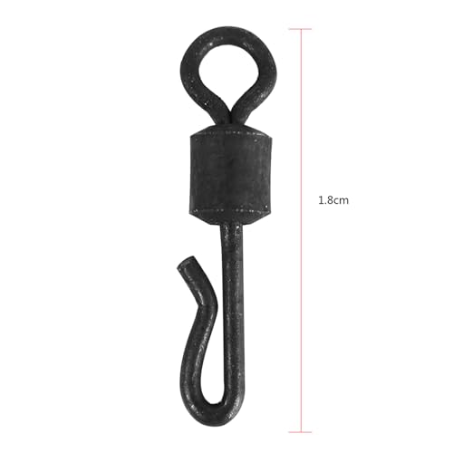 XHIKOWAT Q Turnbuckle Swivels Lightweight Fishing Tackle Accessory Outdoor Fishing for Freshwater and Saltwater Etc. 25pcs,Fishing Rods and Accessories - Image 2