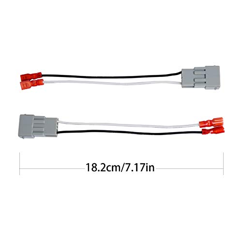 Hstech 72-7800 2 Pairs (4 Pack) Car Speaker Connector Harnesses For With 1990-Up Honda And Acura Vehicles #TOP1