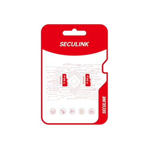 Carte mémoire TF 64 Go haute vitesse pour dashcam de voiture et vidéosurveillance 24h/7j