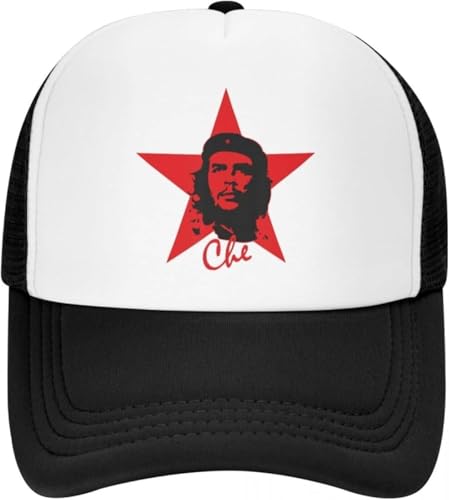 Chapeau en maille rouge Che Guevara unisexe pour le sport