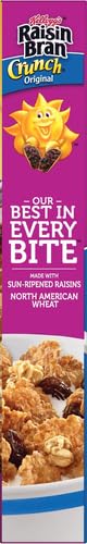 Raisin Bran 00041192102066 Kellogg'S Raisin Bran Crunch Breakfast Cereal, Fiber Cereal thumb #14