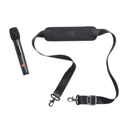 Image of JBL PartyBox On-The-Go Essential - Portable Party Speaker with Built-in Lights and Wireless mic, Amazing JBL Pro Sound, IPX4 splashproof Protection, 6 Hours of Playtime, Convenient Shoulder Strap