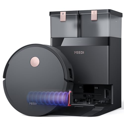 Yeedi S14 Plus Robot Vacuum and Mop, 18,000Pa Suction, OZMO Roller Mopping, ZeroTangle 2.0, TruEdge...