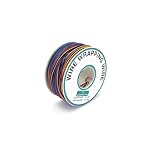JZK Fil à Wrapper 30AWG en Cuivre Étamé (265m) – Kit de Fil de Câblage Rigide 8 Couleurs –...