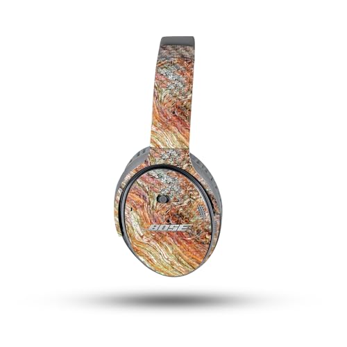 Image of MightySkins Carbon Fiber Skin Compatible with Bose QuietComfort 35 II Headphones - Woodlands | Protective, Durable Textured Carbon Fiber Finish | Easy to Apply, Remove, and Change Style