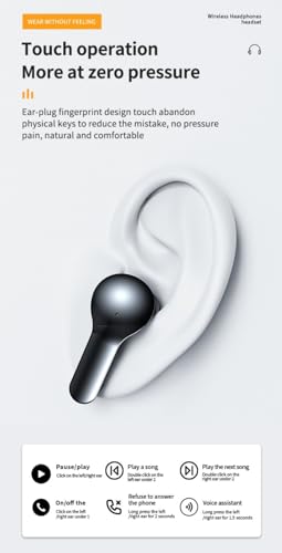 Image of G2 Transparent Earbuds 30 Hours Playtime, Bluetooth 5.3 + ENC, 13mm HD BASS Drivers, IPX5 Sweat-Proof,Built-in Mic for Android & iOS