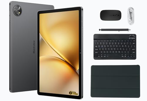 Blackview Zeno 10 | Tablet 5G | 11' IPS 90Hz | Android 15 | 24GB RAM + 128GB (erweiterbar auf 2TB) | 8800mAh | 16MP + 13MP | GPS | 5G | Dual SIM | 2 Jahre Garantie | Schattenschwarz | Gift Box