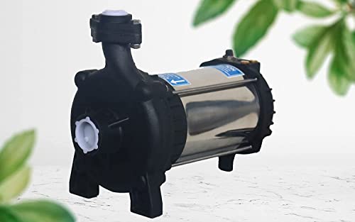 Image of 1 HP Open Well Submersible Pump (100% Copper Winding with 24 Months Warranty) BLACK