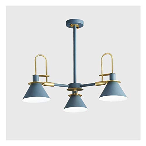 Preisvergleich Produktbild Beleuchtung Schlafzimmer Kronleuchter Zubehör Hängeleuchte Kronleuchter Shades Deckenindustrie Wohnzimmer Küche Bekleidungsgeschäft Bar Blue Lampenschirme Decken Kronleuchter Cluster Lichter E27 En, F
