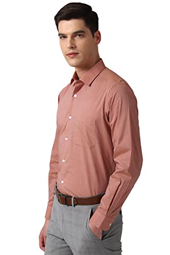 Image of Peter England Men's Printed Slim Fit Formal Shirt
