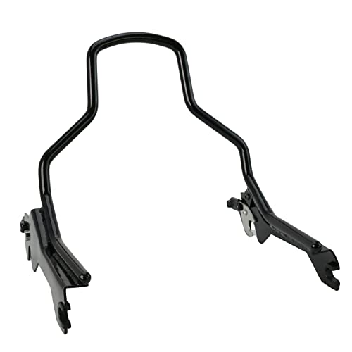 Detachable Gloss Black Passenger Backrest Sissy Bar With Pad & Docking Hardware Kit, Quick-Release, Compatible With 2018-Up Harley Softail Fat Boy, Breakout Flfb, Flfbs, Fxbr, Fxbrs 114 #TOP2
