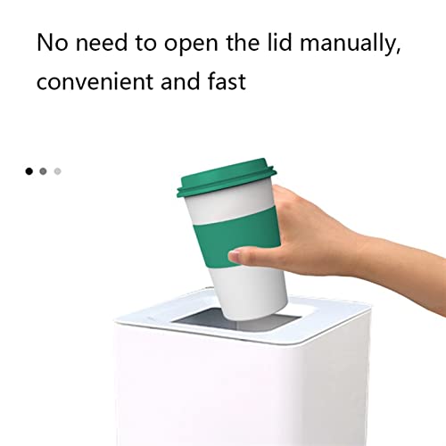 Cubo de basura cuadrado de 48 l para mantener limpios patios comerciales y terrazas 5