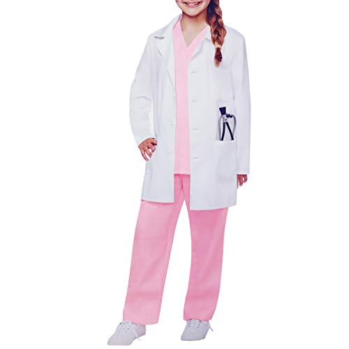NEW DANCE Doctor Costume for Kids Lab Coat Doctor Coat for Kids School Career Day Scientists Doctor Dress Up for Kids