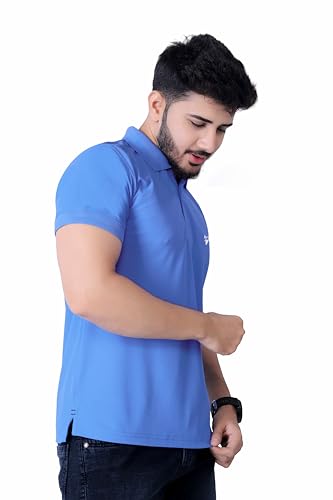 Image of Men's Premium Polo T-Shirt | Classic Collar | Smooth Finish | Half Sleeve Casual Wear (XS to 3XL)