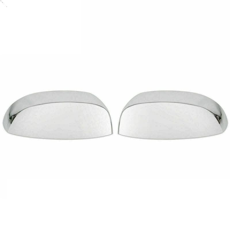 2pcs Chrome Side Rearview Mirror Cover Cap for Chevy Silverado 2007-2013 Top Mirrors Cover Replacement